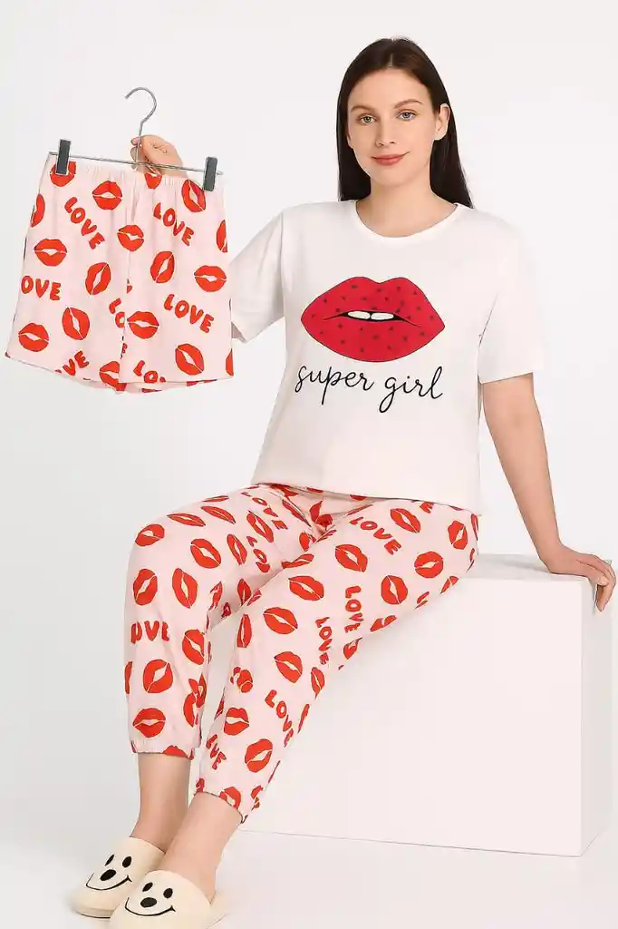 Pijama Love – De 3 Piezas Love