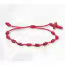 Manilla Pulsera Roja 7 Nudos Murano