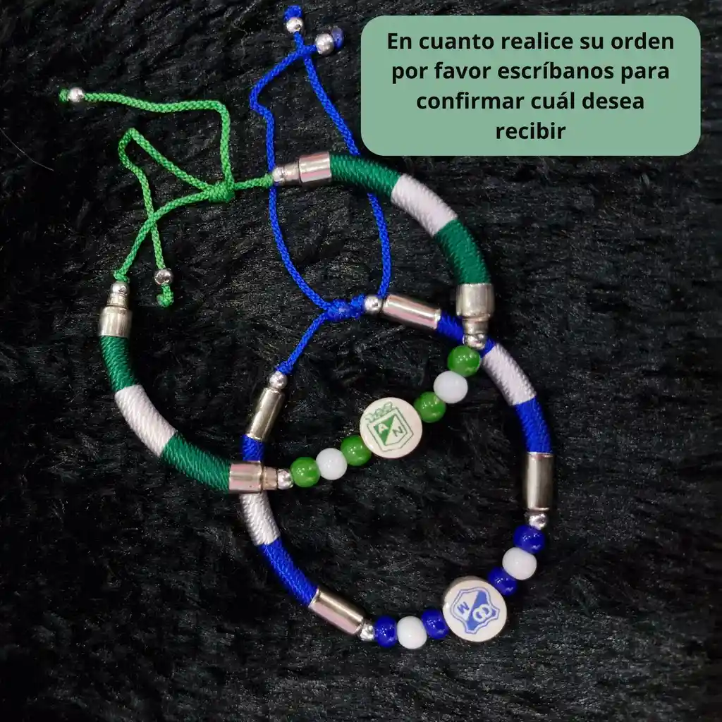 Manilla Pulsera Equipos Colombia Fantasía