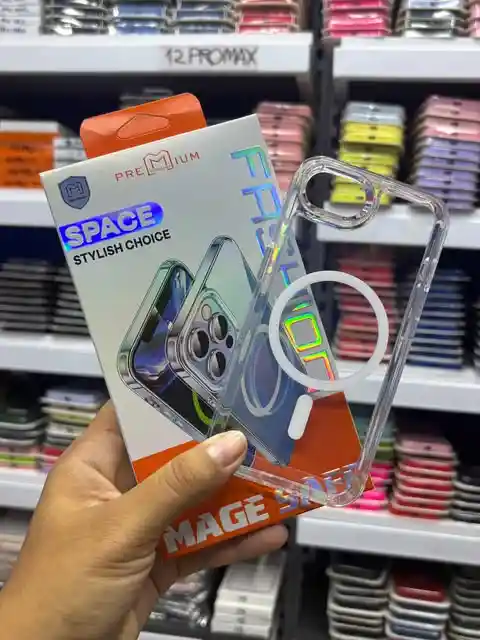 Iphone 16 E | Space Magsafe | Case Rigido | Carcasa Protectora | Full Proteccion