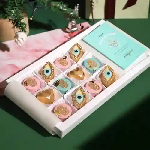 Chocolates Kit Amuletos Pastel X12 Magno (lujo)