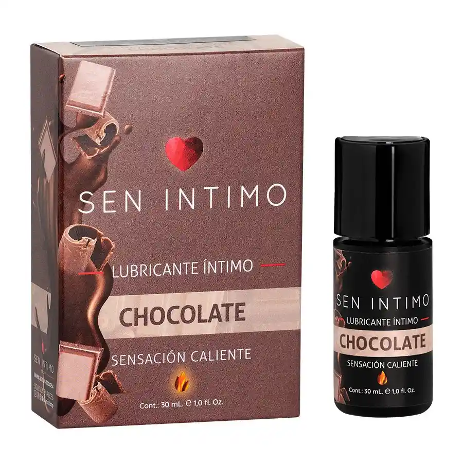 Lubricante Caliente Chocolate X 30 Ml Sen Intimo