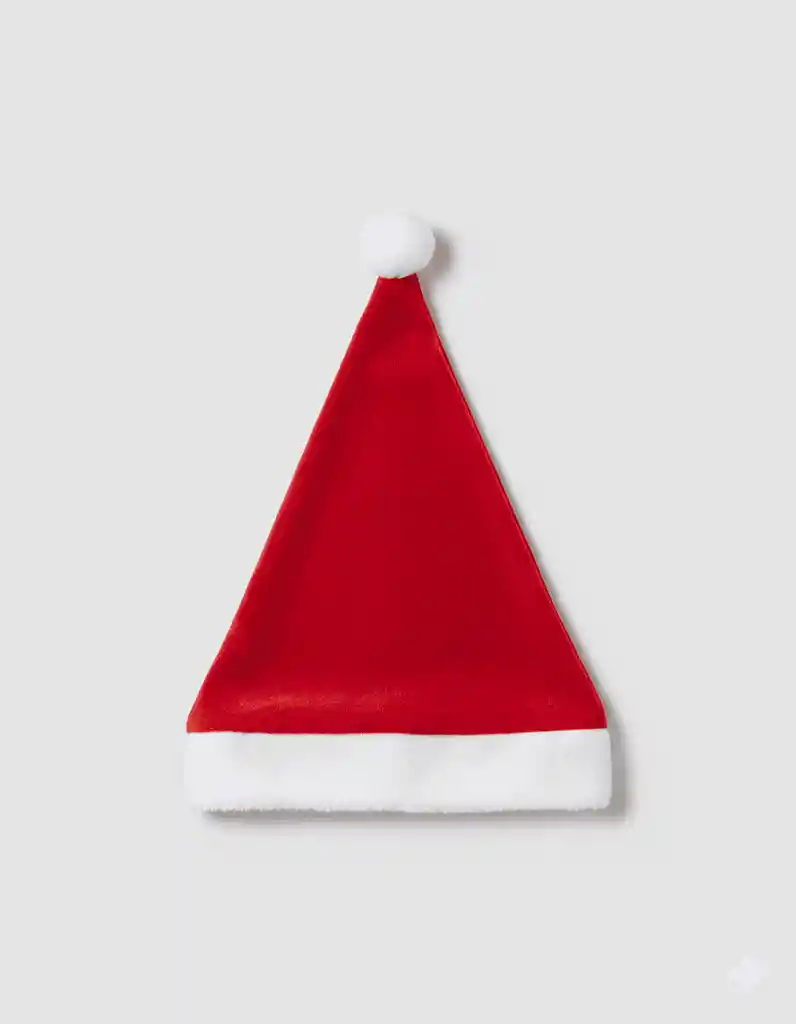 Gorro Navideño Sencillo Rojo