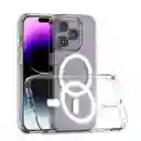 Estuche Para Iphone Magnético Transparente