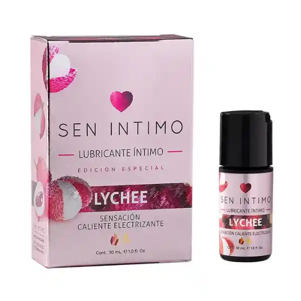 Lubricante Caliente Electrizante Lychee X 30 Ml Sen Intimo Edición Especial