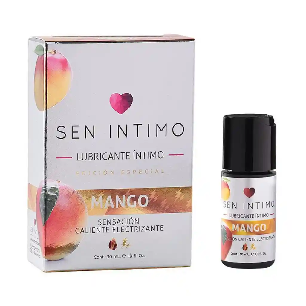 Lubricante Caliente Electrizante Mango X 30 Ml Sen Intimo Edición Especial
