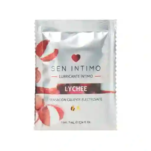 Lubricante Caliente Electrizante Lychee X 7 Ml Sachet Sen Intimo Edición Especial