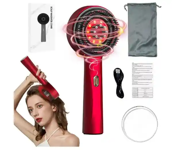 Peine De Masaje & Laser Para El Crecimiento Del Cabello