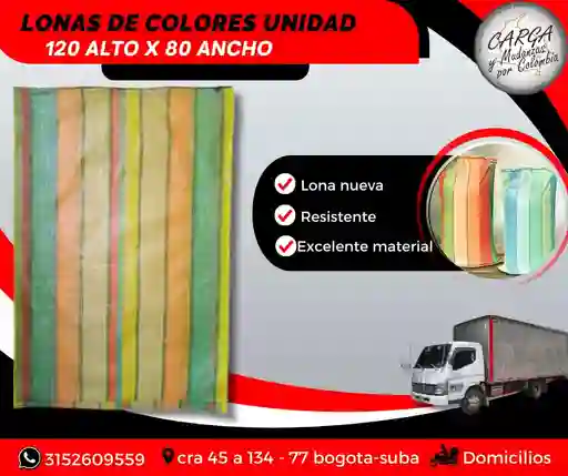 Lona De Colores De 120 De Altox80 Cm De Ancho Unidad-empaque Y Embalaje Para Mudanza