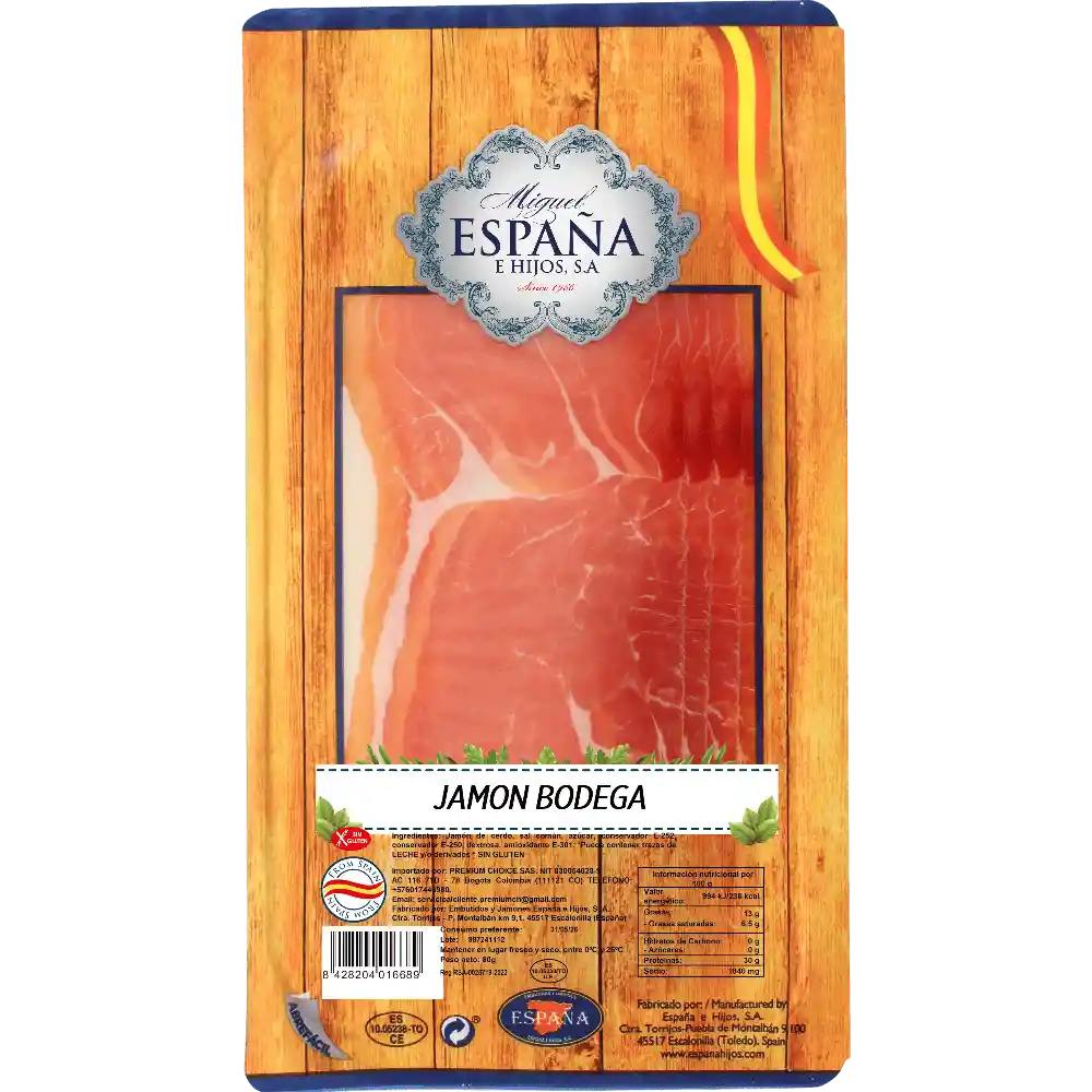 Jamon Bodega Sobre