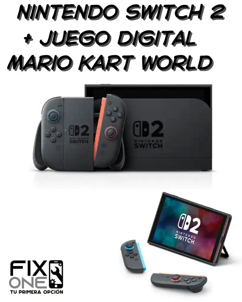 Consola Nintendo Switch 2 + Juego Digital Mario Kart World