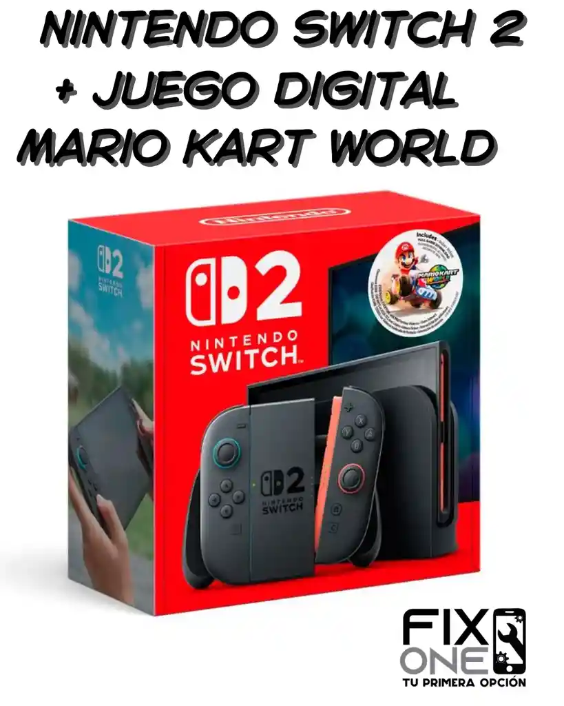 Consola Nintendo Switch 2 + Juego Digital Mario Kart World
