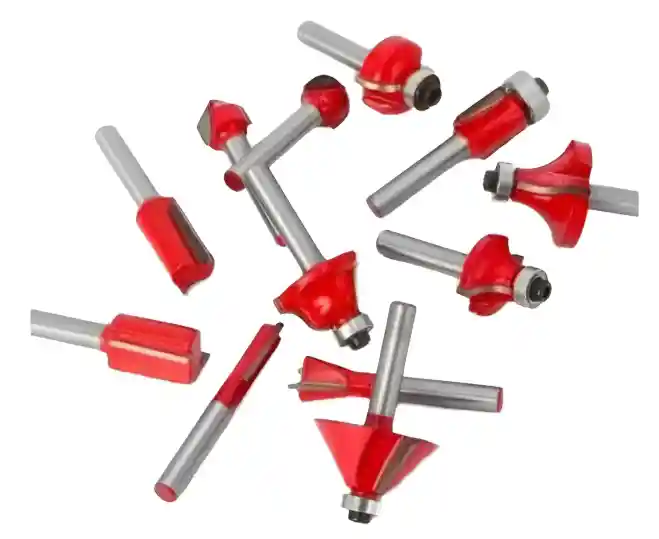 Juego De Fresas Brocas Para Madera 12 Piezas Ruteadora