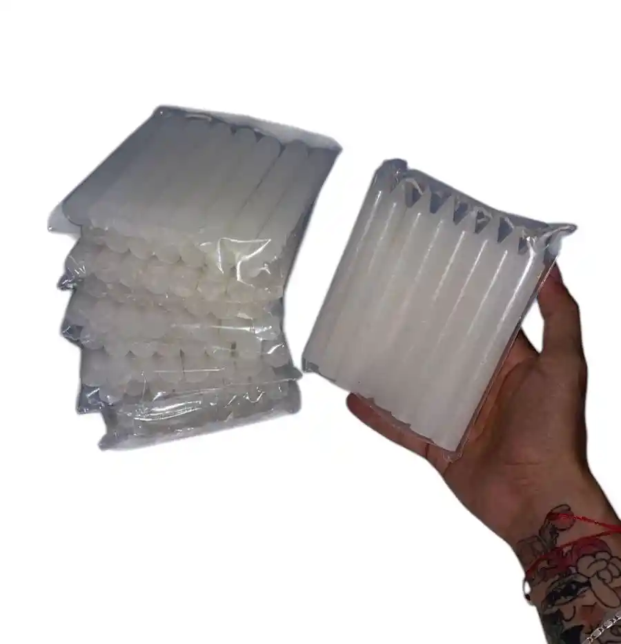 Velas Para 7 De Diciembre X 6 Paquetes , 12 Cm De Alto X 12 Mm De Ancho Velitas Velas Navideñas Dia De Las Velitas