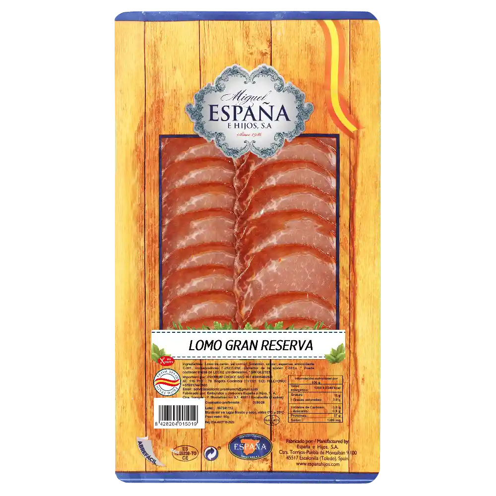 Lomo Gran Reserva Sobre