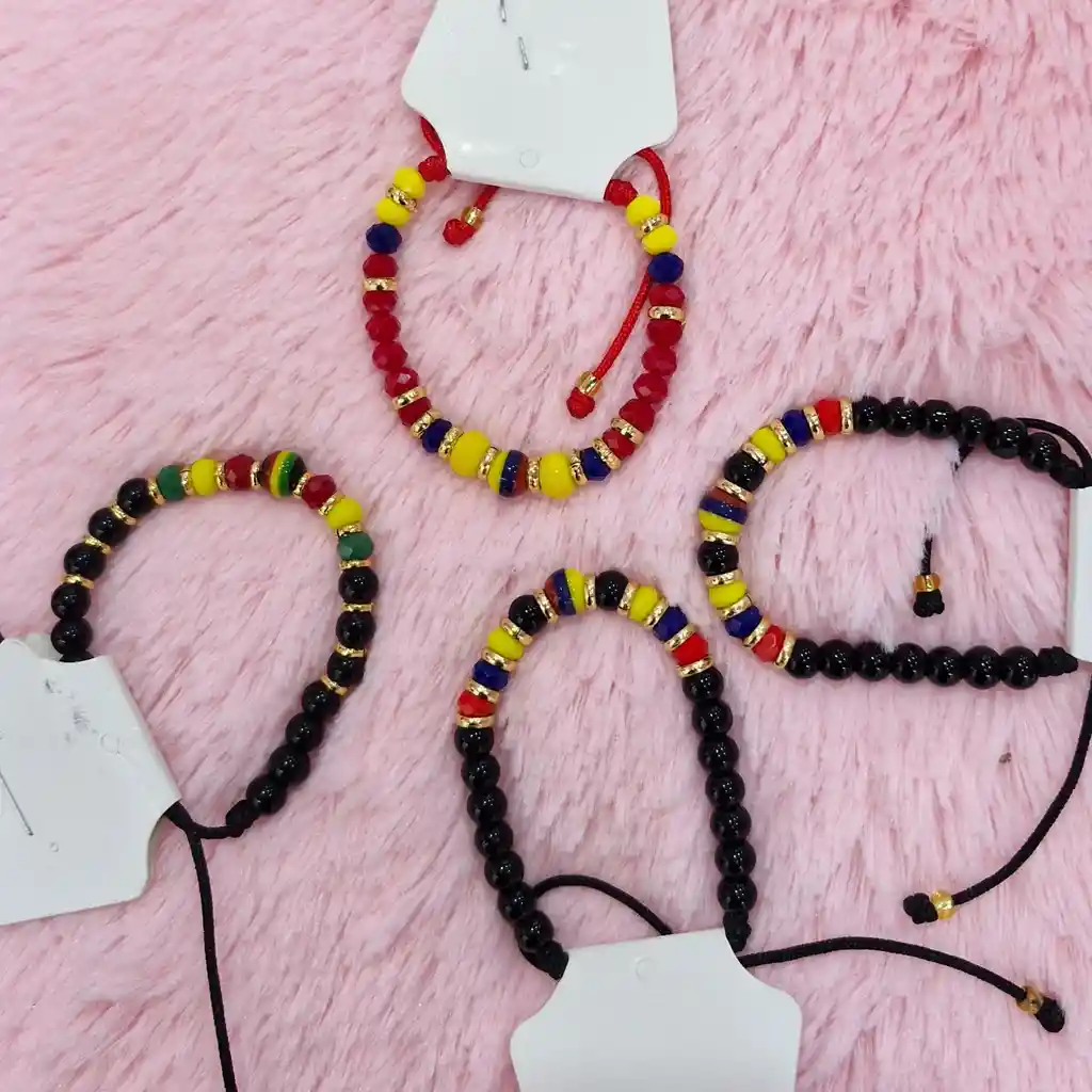 Manilla Pulsera Colombia Murano Y Fantasia