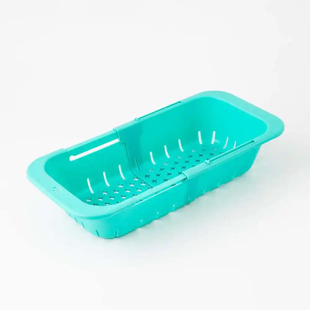 Canasta Lavaplatos Expressions 33x9cm Azul Plastico
