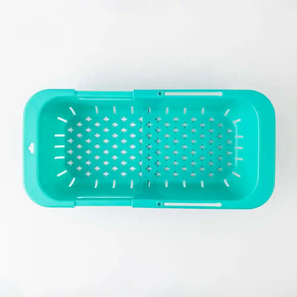 Canasta Lavaplatos Expressions 33x9cm Azul Plastico