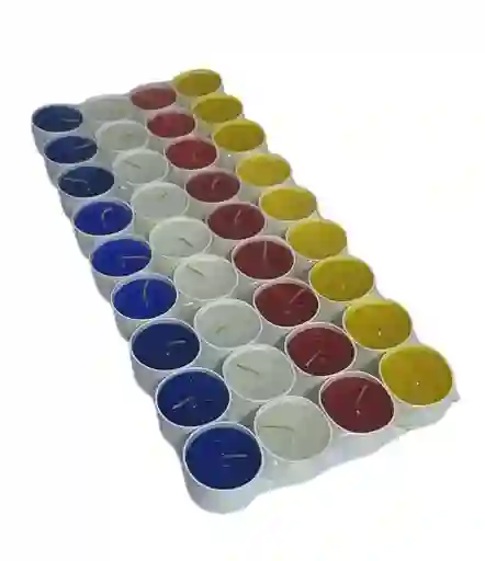 Velas Velon Veladora X 3 Paquetes , 3 Cm De Alto Velitas Velas Navideñas Dia De Las Velitas