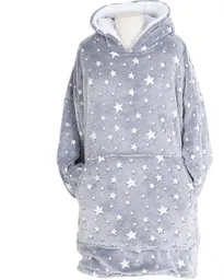 Sudadera Yeti Tipo Manta Con Capucha Luminiscente