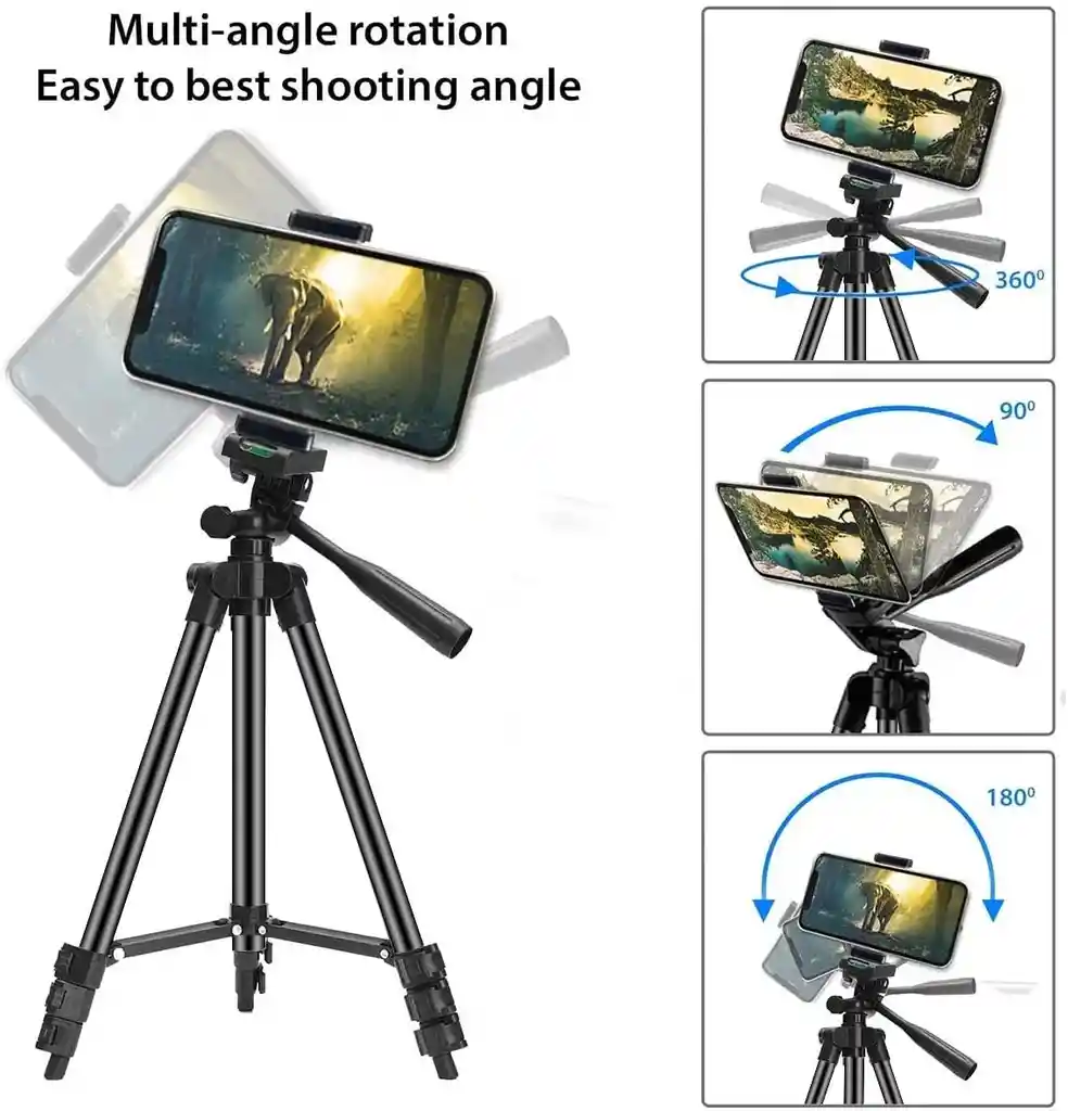 Trípode 380a Para Celular Y Para Cámara