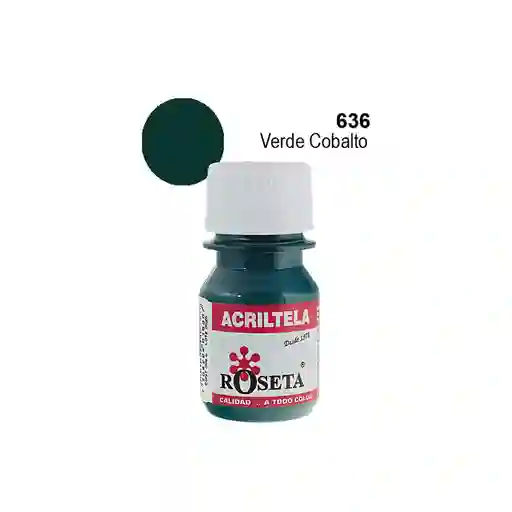Pintura Acrílica Acriltela Roseta Verde Cobalto