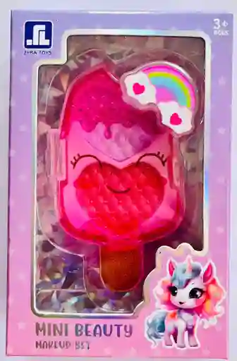 Set De Rubor E Iluminador Mini Beauty Niñas Unicornio