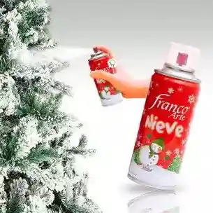 Nieve Blanca Decorativa Spray Franco Arte 300 Ml Decoracion Navidad