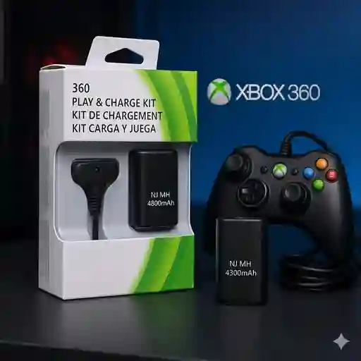 Carga Y Juega Xbox 360 Y One/ Cargador De Controles Xbox