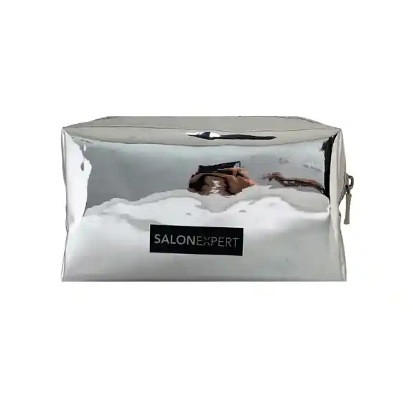 Cosmetiquera Espejo Plateado Salon Expert