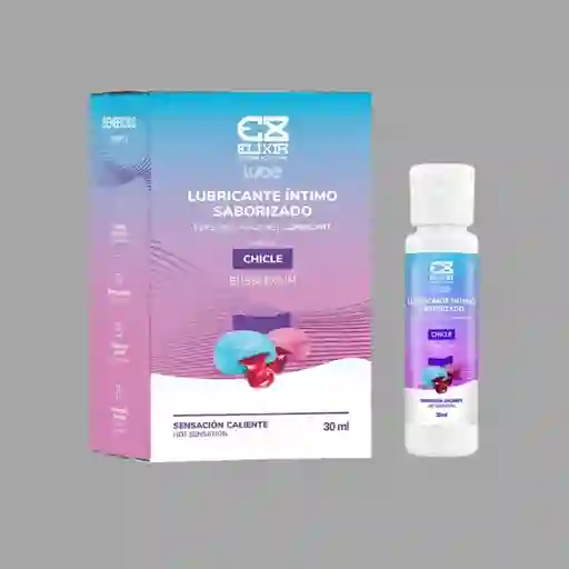 Lubricante Caliente Sabor Chicle 30 Ml Elixir