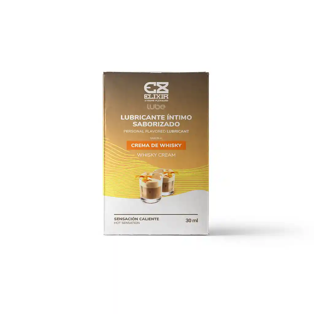 Lubricante Caliente Crema De Whisky 30 Ml Elixir Saborizado
