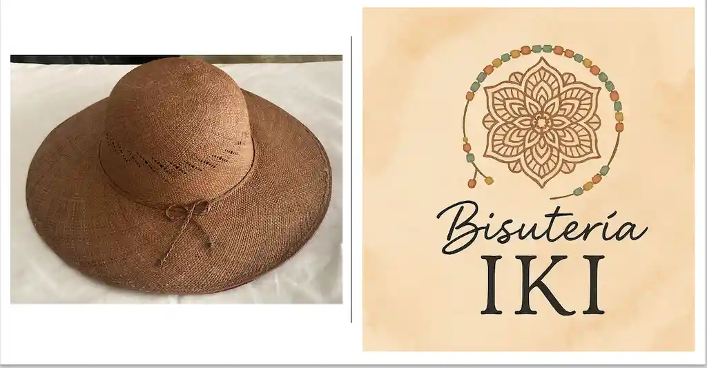 Sombrero Iraca Café Oscuro