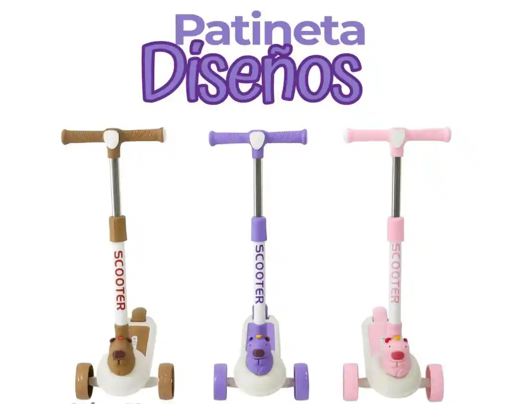 Patineta Scooter Para Niños Monopatín Infantil 02