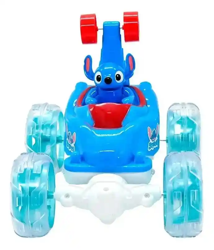 Carro Loco Stitch Control Remoto Luz Sonido
