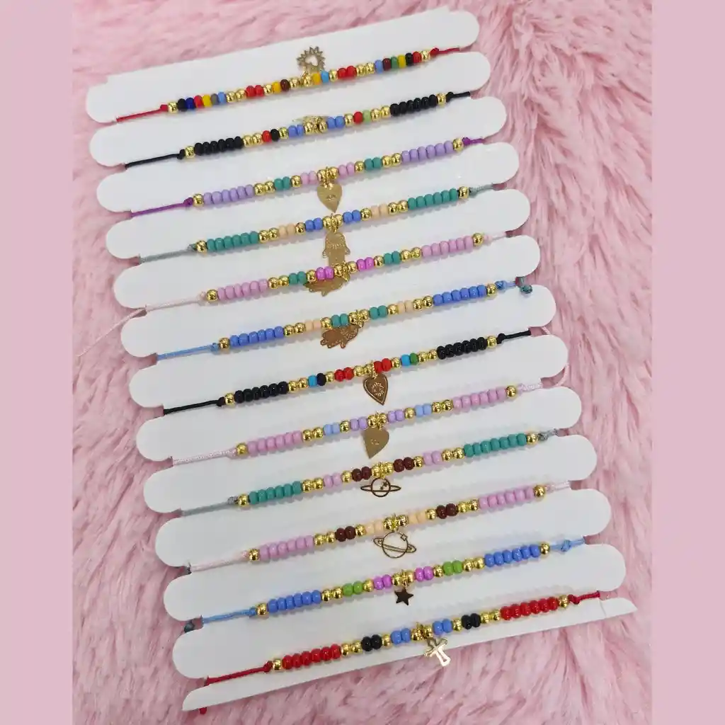 Manilla Pulsera Mostacilla Multicolor