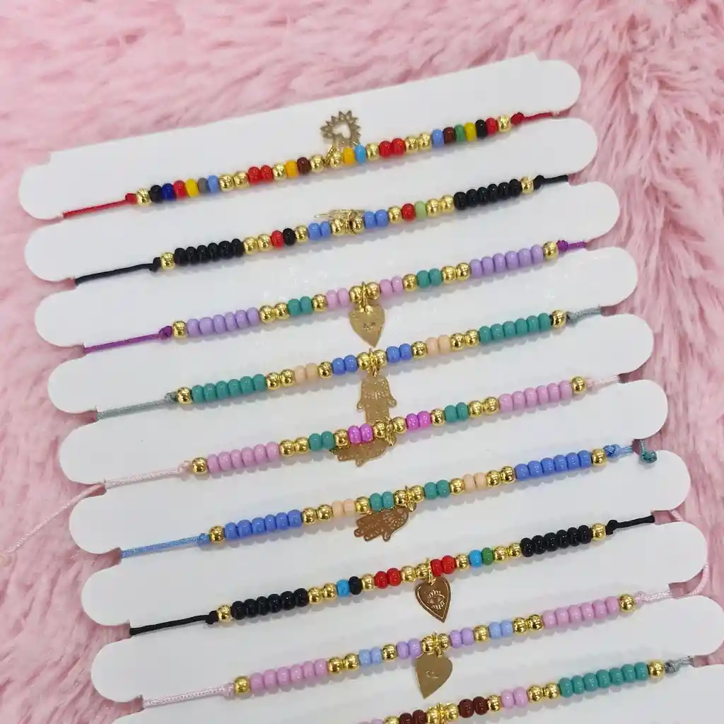 Manilla Pulsera Mostacilla Multicolor