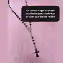 Rosario Acero Y Murano 40 Cm