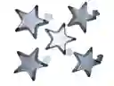 Portavelas Estrella Plateados X10 Unidades Día De Las Velitas – Sin Reguero