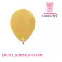 Globo Metal Dorado R9x50 Sempertex