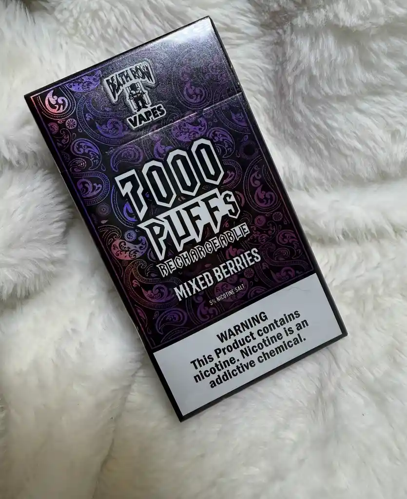 Vaporizador 7,000 Puffs - Death Row Vapes - Mixed Berries