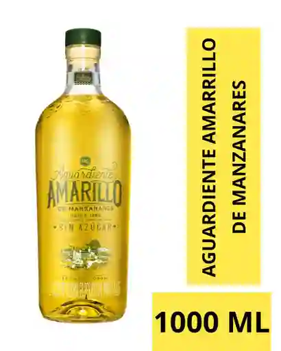 Aguardiente Amarrillo De Manzanares 1000ml