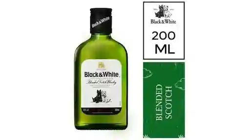 Whisky Black And White 200ml