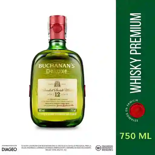 Whisky Buchanans Deluxe 12 Años 750 Ml
