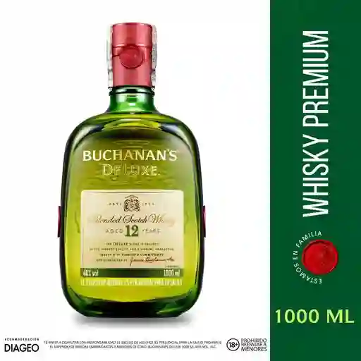 Buchanans Deluxe 12 Años Whisky 1 Litro