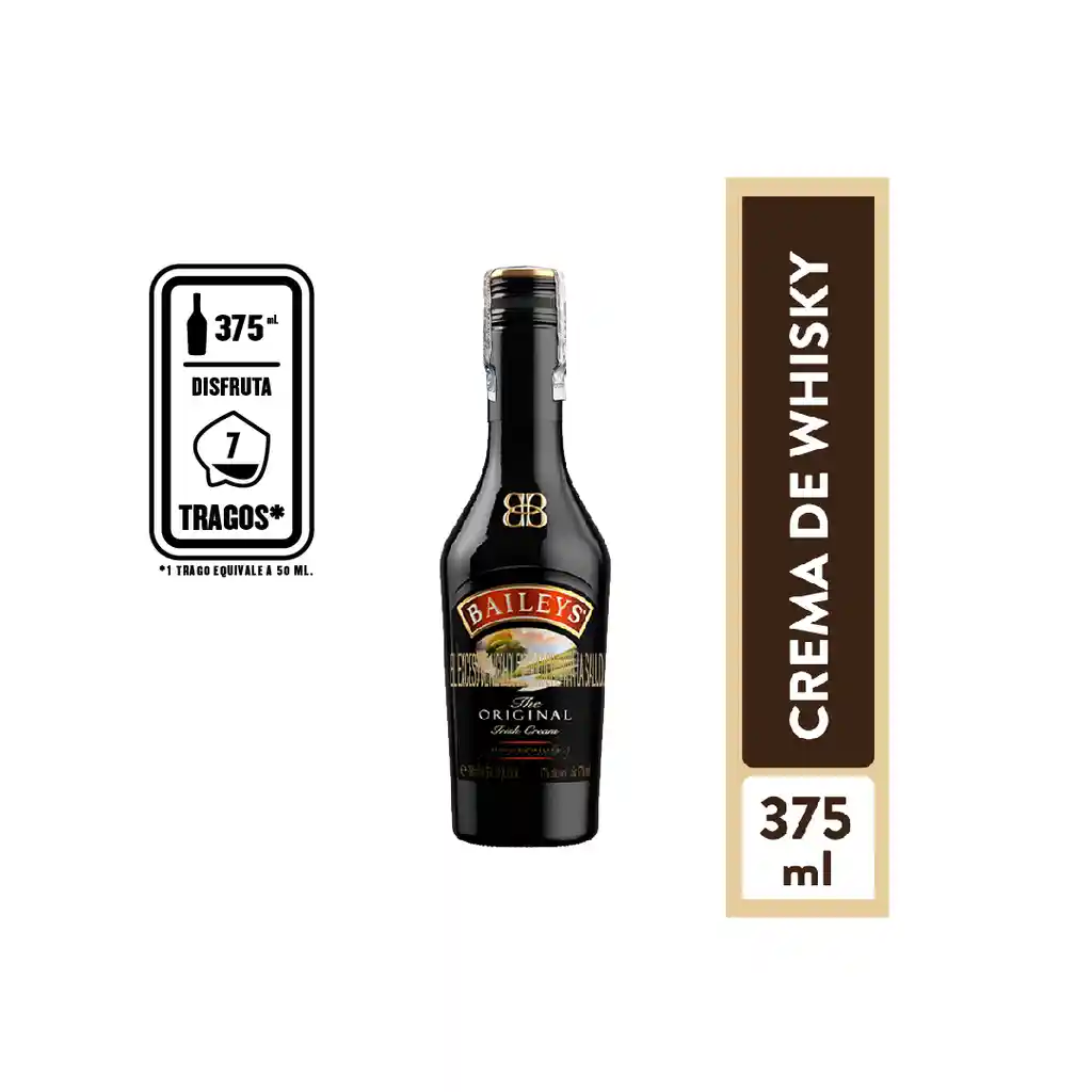 Crema De Whisky Baileys Original 375 Ml