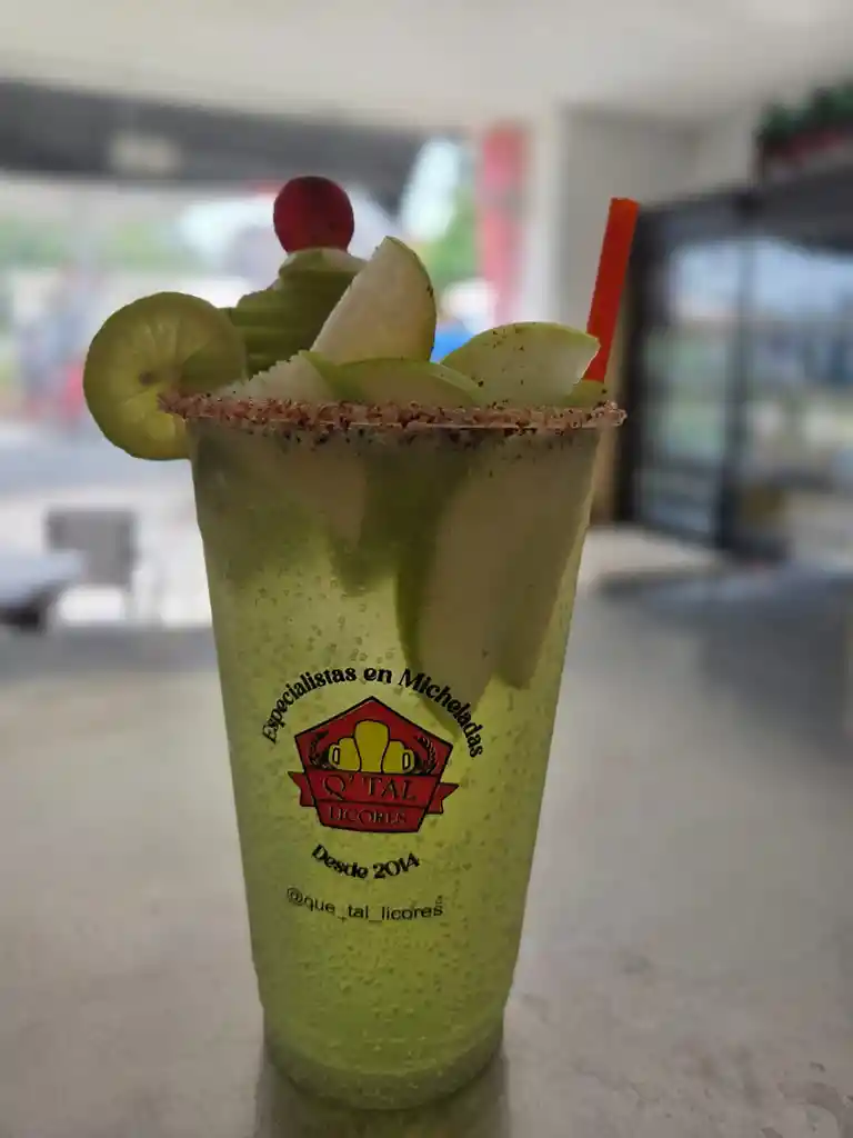 Michelada Manzana Verde Con Ginger/soda