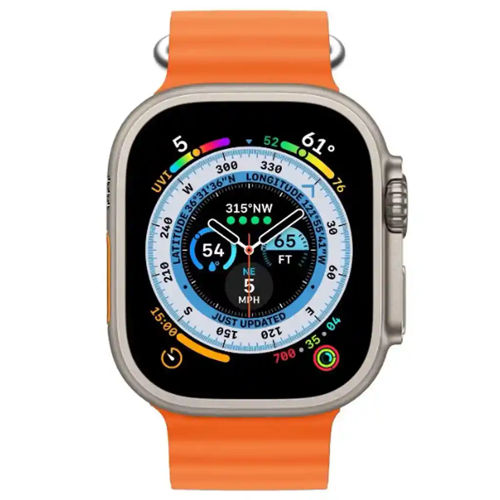 Smartwatch Reloj Digital Kakusiga Ultrawatch Ksc-1121 Naranja