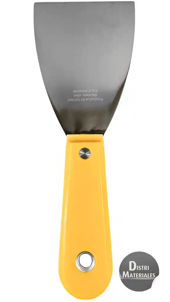Espatula Acero Inox 3" Mango Plastico