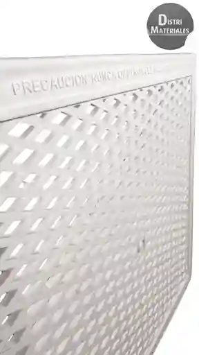 Rejilla 25 X 25 Plastico Blanco Rombos Ventilacion